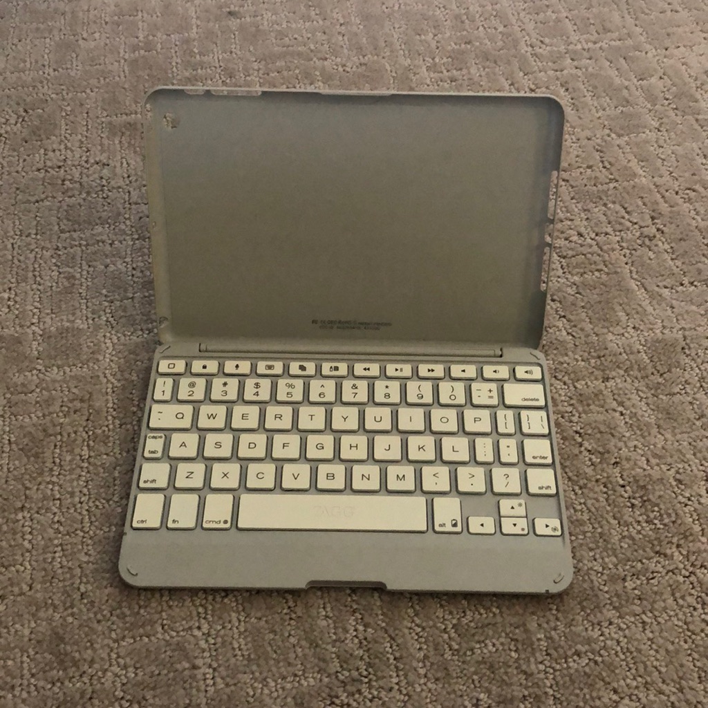 Zagg Ipad Mini 1-3 Bluetooth Keyboard Folio